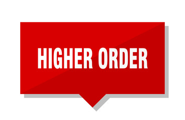 higher order red tag