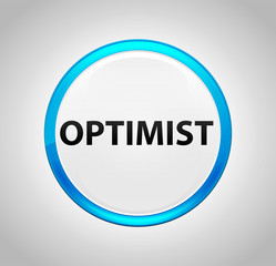 Optimist Round Blue Push Button