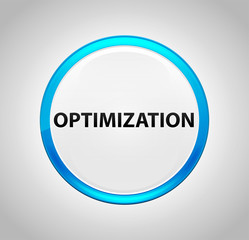 Optimization Round Blue Push Button