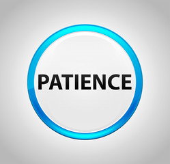 Patience Round Blue Push Button