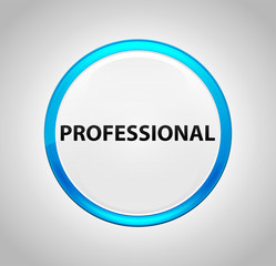 Professional Round Blue Push Button