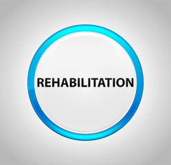 Rehabilitation Round Blue Push Button