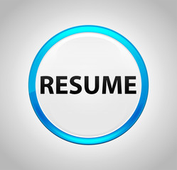 Resume Round Blue Push Button