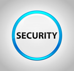 Security Round Blue Push Button
