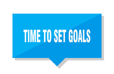 time to set goals price tag