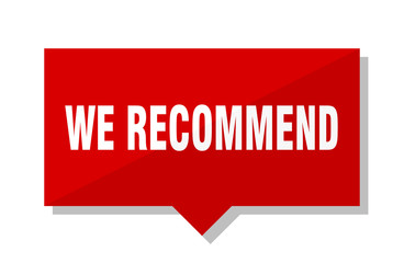 we recommend red tag