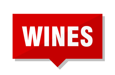 wines red tag