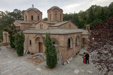 The church of the Saint Dionysius monastery of Olympus