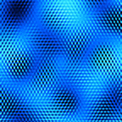Obraz premium Blurred background. Geometric abstract pattern in low poly style. Effect of a glass. Small cubes. Vector image.