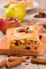 Apple strudel.