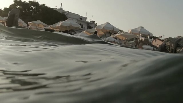 girl on the beach in thong