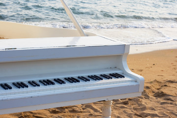 grand piano on the seacoast four