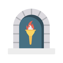 torch   flame   fire