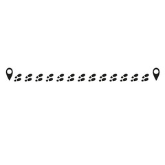 Tracking track footprints human shoes shoe sole funny feet footsteps paws people silhouette follow vector eps route steps sign foot Walks Walking wallpaper banner poster footmark fun funny navigatio