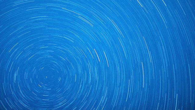 Star trail. Shot in Saint-Petersburg. Timelapse.