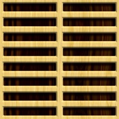 Wooden lattice on wood background. Seamless pattern.