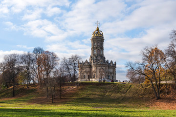 Dubrovitsy Estate. Znamenskaya church. Podolsk. Moscow region, Russia