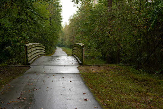 Greenway Footpath Trail In Raleigh, North Carolina