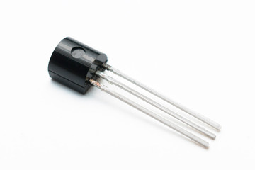 Electronic transistor (2n2222) isolated