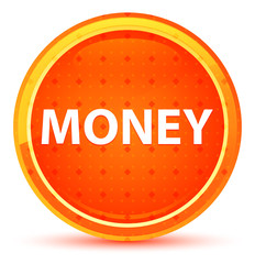 Money Natural Orange Round Button