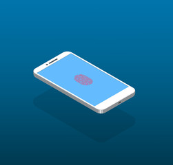 Isometric smartphone