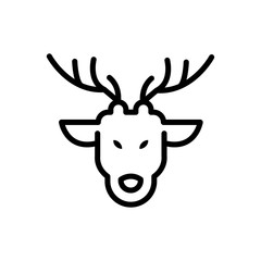 Reindeer vector icon