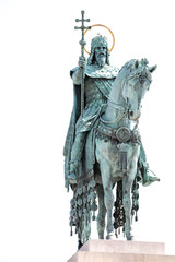 Statue of St Stephen in Budapest