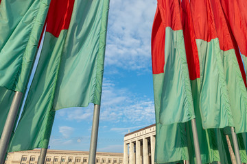 Palace of the Republic of Belarus on October square in Minsk.