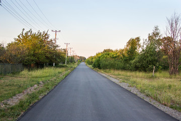 road in the countryside