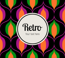 Seamless retro pattern