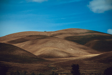 view of the hills