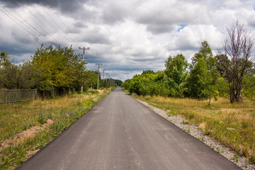 road in the countryside