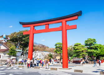 鎌倉　鶴岡八幡宮　三の鳥居
