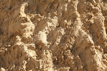 Sand, Braune Sandfläche