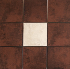 brown ceramic mosaic classic tile