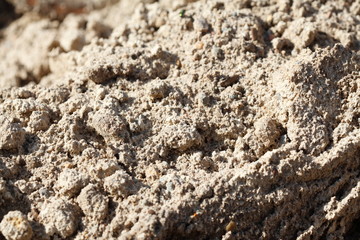 Sand, Braune Sandfläche