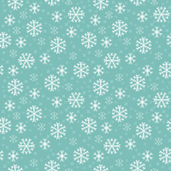 Vector seamless pattern with snowflakes in Pixel-Art style for background