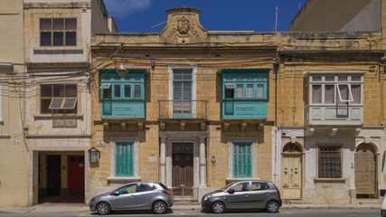 Fototapeta na wymiar House in Gzira, Malta