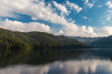 Highland lake Goygol  in Azerbaijan