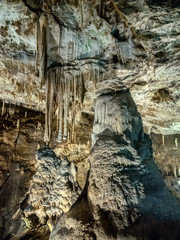 Punkva caves near Brno in Czech Republic