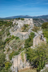 Fototapeta na wymiar Knin fortress in Dalmatia, Croatia