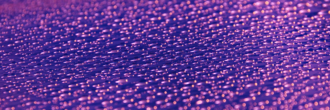 water drops abstract holiday background purple