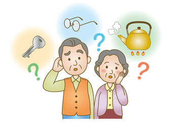 医療イラスト：認知症