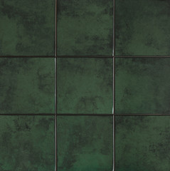 green ceramic mosaic classic tile