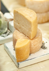Farm organic cheese.