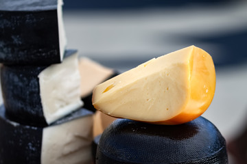 Organic homemade cheese.