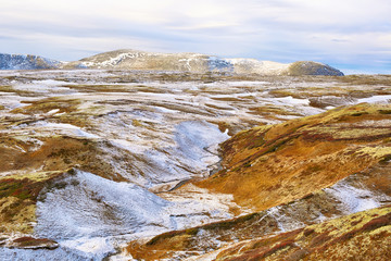 First snow in the mountains, Oppdal, Norway