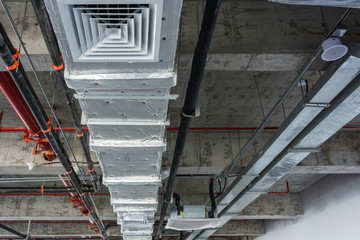 Dirty air ventilator full of dust