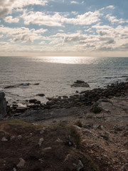white and red large lighthouse isle of portland weymouth building summer