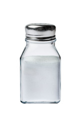 Salt shaker isolated on white